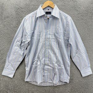 Daniel Hechter Men's 40 Button Up Shirt Long Sleeve Stripes‎ Casual Dress Shirt